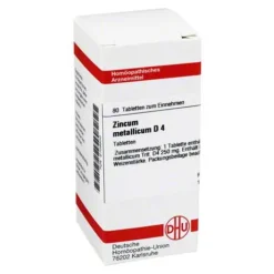 DHU Zincum metallicum D 4 Tabletten, 80 St> W-Z