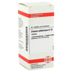 DHU Zincum sulfuricum D 12 Tabletten, 80 St> W-Z