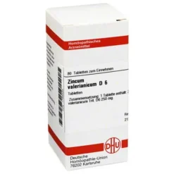 DHU Zincum valerianicum D 6 Tabletten, 80 St> W-Z