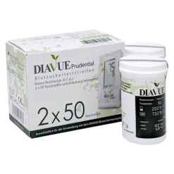 Diavue Prudential Blutzuckerteststreifen, 2X50 St> Teststreifen