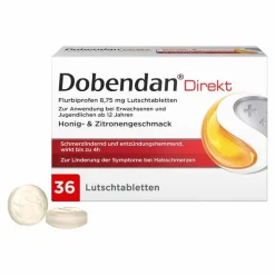 Dobendan ® Direkt Flurbiprofen 8,75 mg Lutschtabletten, 36 St> Halsschmerztabletten