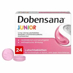 Dobensana® JUNIOR 1,2 mg / 0,6 mg Lutschtabletten, 24 St