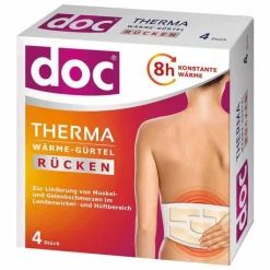 doc® THERMA Wärme-Gürtel Rücken, 4 St