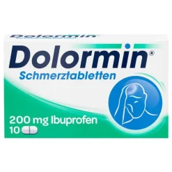 Dolormin ® mit Ibuprofen bei Kopfschmerzen, 10 St> Zahnschmerztabletten|Regelschmerzen Tabletten