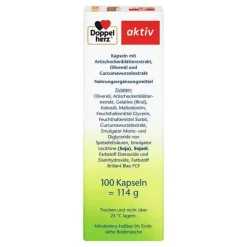 Doppelherz Artischocke Curcuma + Olivenöl Kapseln, 100 St><noscript><img width=