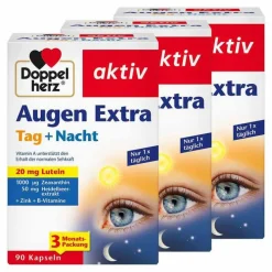Doppelherz Augen Extra Tag + Nacht Kapseln, 3x90 St> Lutein