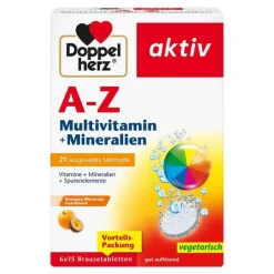 Doppelherz A-Z Multivitamin + Mineralien Brausetabletten , 6X15 St