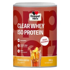 Doppelherz Clear Whey Iso Protein Pfirsich-Eistee, 300 g