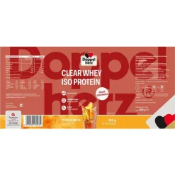 Doppelherz Clear Whey Iso Protein Pfirsich-Eistee, 300 g
