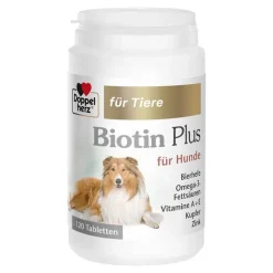 Doppelherz für Tiere Biotin Plus Tabletten für Hunde, 120 St