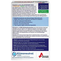 Doppelherz Glucosamin 1000 + Curcuma vegan syst.Kapseln , 60 St> Glucosamin-Chondroitin