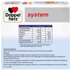 Doppelherz Kollagen 11.000 Curcuma + Ingwer System Trinkampullen, 30X25 ml><noscript><img width=