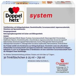 Doppelherz Kollagen 11.000 Curcuma + Ingwer System Trinkampullen, 30X25 ml><noscript><img width=