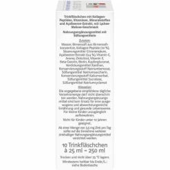 Doppelherz Kollagen Beauty system Trinkfläschchen, 10 St> Kollagen