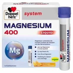 Doppelherz Magnesium 400 Liquid system Trinkampulle , 10 St> Magnesium