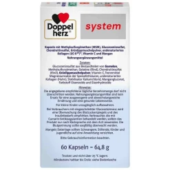 Doppelherz MSM Glucosamin system Kapseln, 60 St