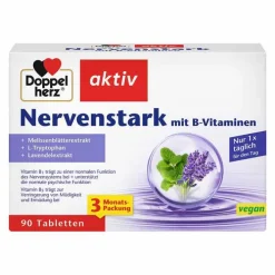 Doppelherz Nervenstark Tabletten, 90 St> Hirnleistung & Nerven