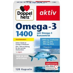 Doppelherz Omega-3 1.400 Kapseln, 120 St