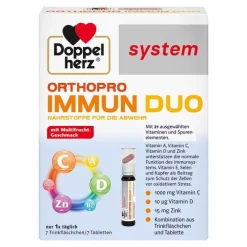 Doppelherz Orthopro Immun Duo system Trinkampullen, 7 St> Immunsystem