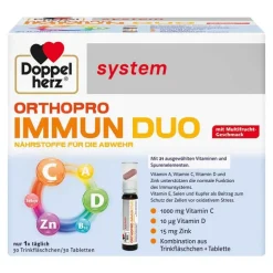 Doppelherz Orthopro Immun Duo system Trinkampullen, 30 St> Immunsystem