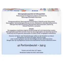Doppelherz system Magnesium+Kalium Citrat Granulat, 40 St
