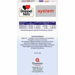 Doppelherz system Magnesium 400 Depot Tabletten, 60 St><noscript><img width=