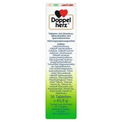 Doppelherz Vegetarier Vitamine+Mineralstoffe Tabletten, 30 St><noscript><img width=
