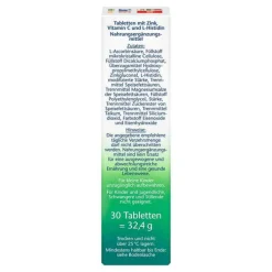 Doppelherz Zink + Histidin + Vitamin C Depot aktiv Tab, 30 St><noscript><img width=