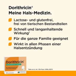 Dorithricin ® Halstabletten Classic bei Halsschmerzen, 40 St><noscript><img width=
