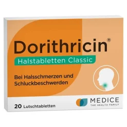 Dorithricin ® Halstabletten Classic bei Halsschmerzen, 20 St> Halsschmerztabletten