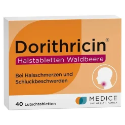 Dorithricin® Halstabletten Waldbeere bei Halsschmerzen, 40 St
