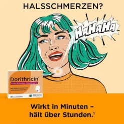 Dorithricin® Halstabletten Waldbeere bei Halsschmerzen, 20 St