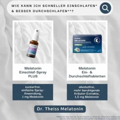 Dr. Theiss Melatonin Ein- & Durchschlaf-Tabletten, 60 St