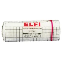 Dracoelfi elastisch Fixierbinde 10cmx4m gekreppt cello, 1 St