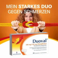 Duoval 500 mg / 150 mg Filmtabletten, 20 St