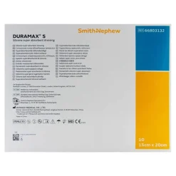 Duramax S 15x20 cm Superabsorber Silikonverband, 10 St