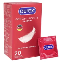 Durex ® Gefühlsecht Classic Kondome, 20 St> Natürliche Verhütung|Kondome