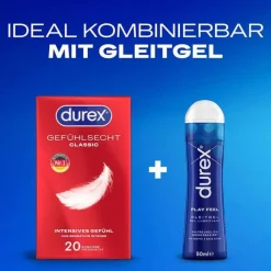 Durex ® Gefühlsecht Classic Kondome, 20 St><noscript><img width=