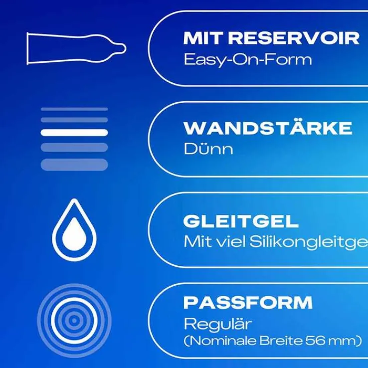 Durex Gefühlsecht extra feucht Kondome, 10 St