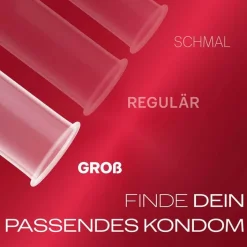 Durex Gefühlsecht extra groß Kondome, 10 St><noscript><img width=