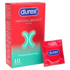 Durex Gefühlsecht Slim Kondome, 10 St> Kondome