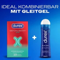 Durex Gefühlsecht Slim Kondome, 10 St><noscript><img width=