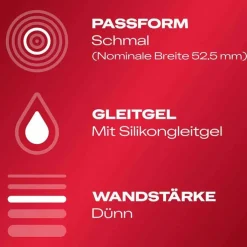 durex® Gefühlsecht Slim Kondome, 8 St
