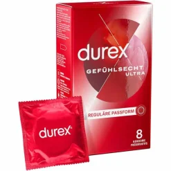 durex® Gefühlsecht Ultra Kondome, 8 St