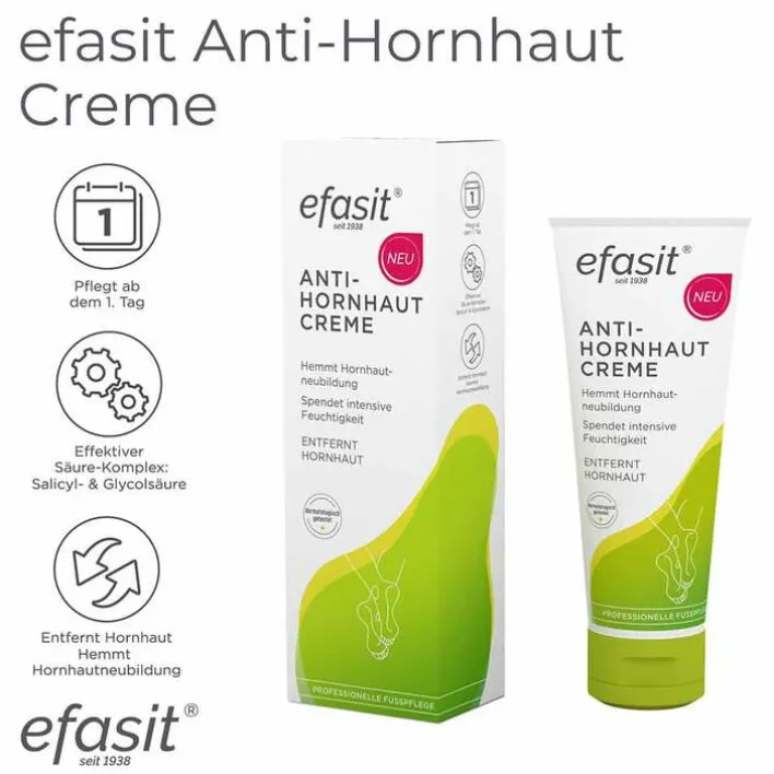 Efasit Anti-Hornhaut Creme, 75 ml> Hornhaut