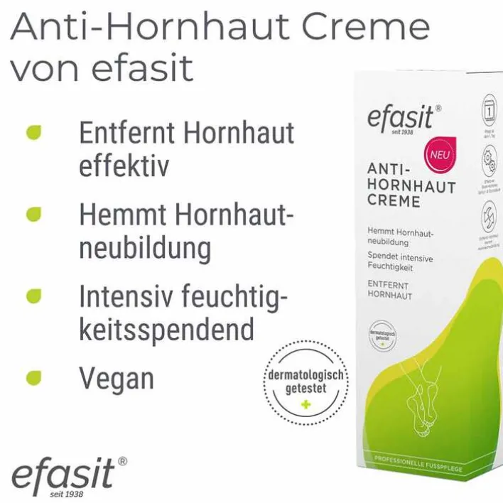 Efasit Anti-Hornhaut Creme, 75 ml> Hornhaut