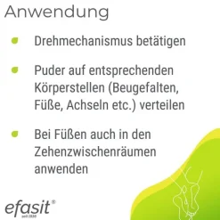 Efasit Fuß & Körper Puder, 100 g><noscript><img width=