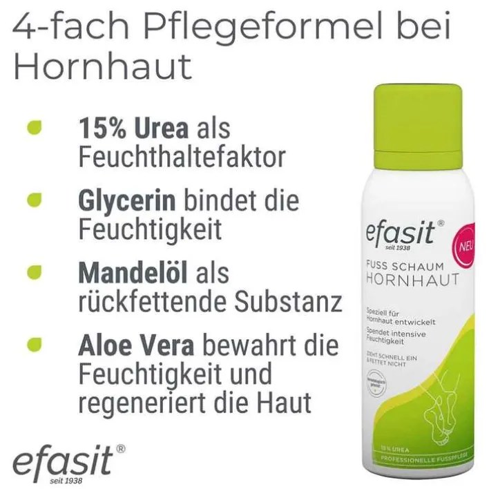 Efasit Fuß Schaum Hornhaut, 125 ml> Hornhaut|Fußpflegeprodukte