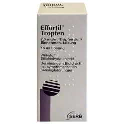 Effortil Tropfen, 15 ml> Niedriger Blutdruck