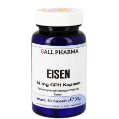 Hecht Pharma Eisen 14 mg GPH Kapseln, 60 St> Eisenversorgung